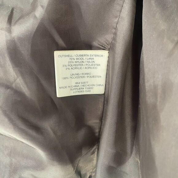 St. Johns Way Tweed Blazer Jacket Womens VTG 12/Modern 6 Rust Orange Wool Blend - Picture 6 of 12